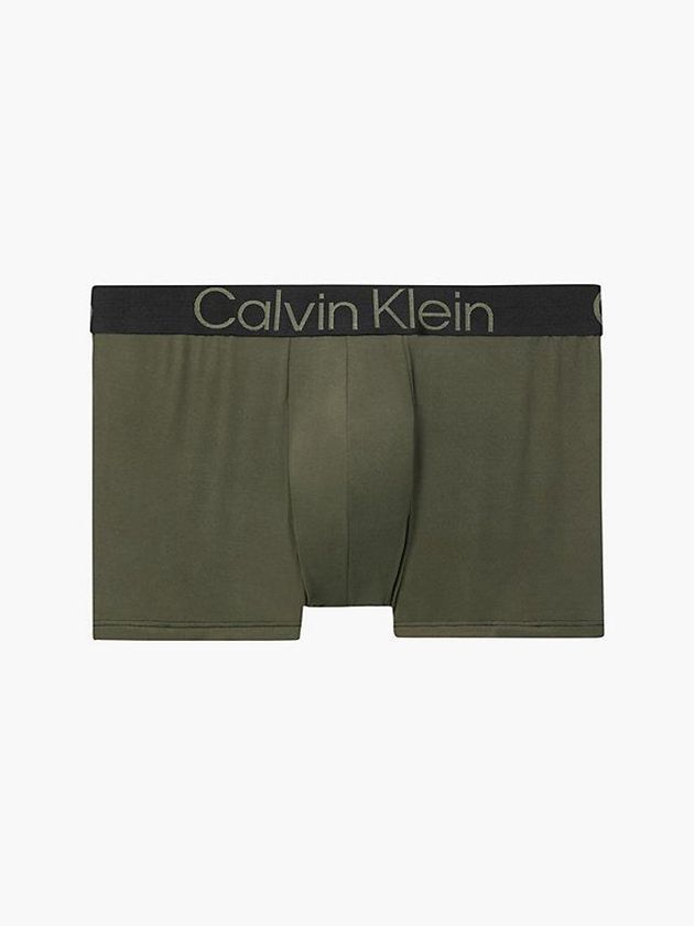 Calvin Klein USA Low Rise Mens Trunks Green 7094865-TV